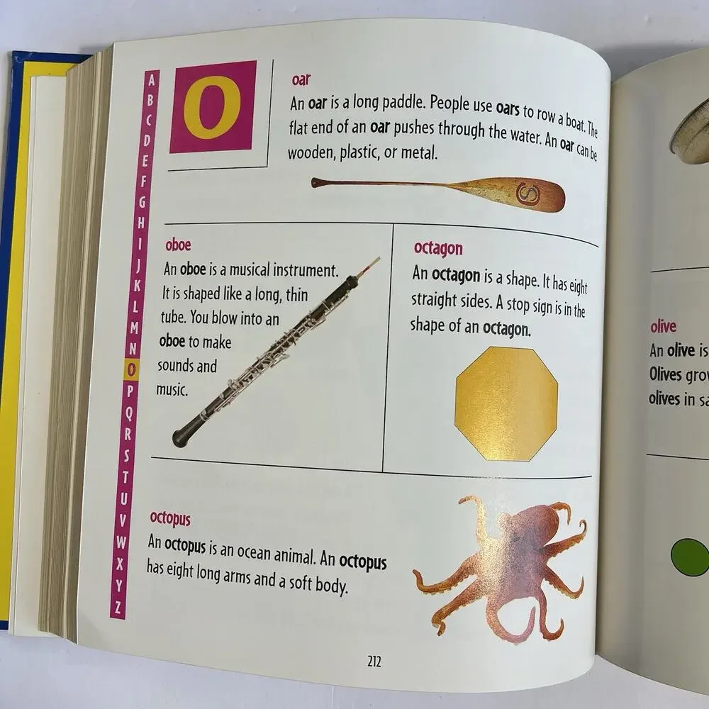 Picture Dictionary Over 1000 Words Photographs and Definitions Childrens Book